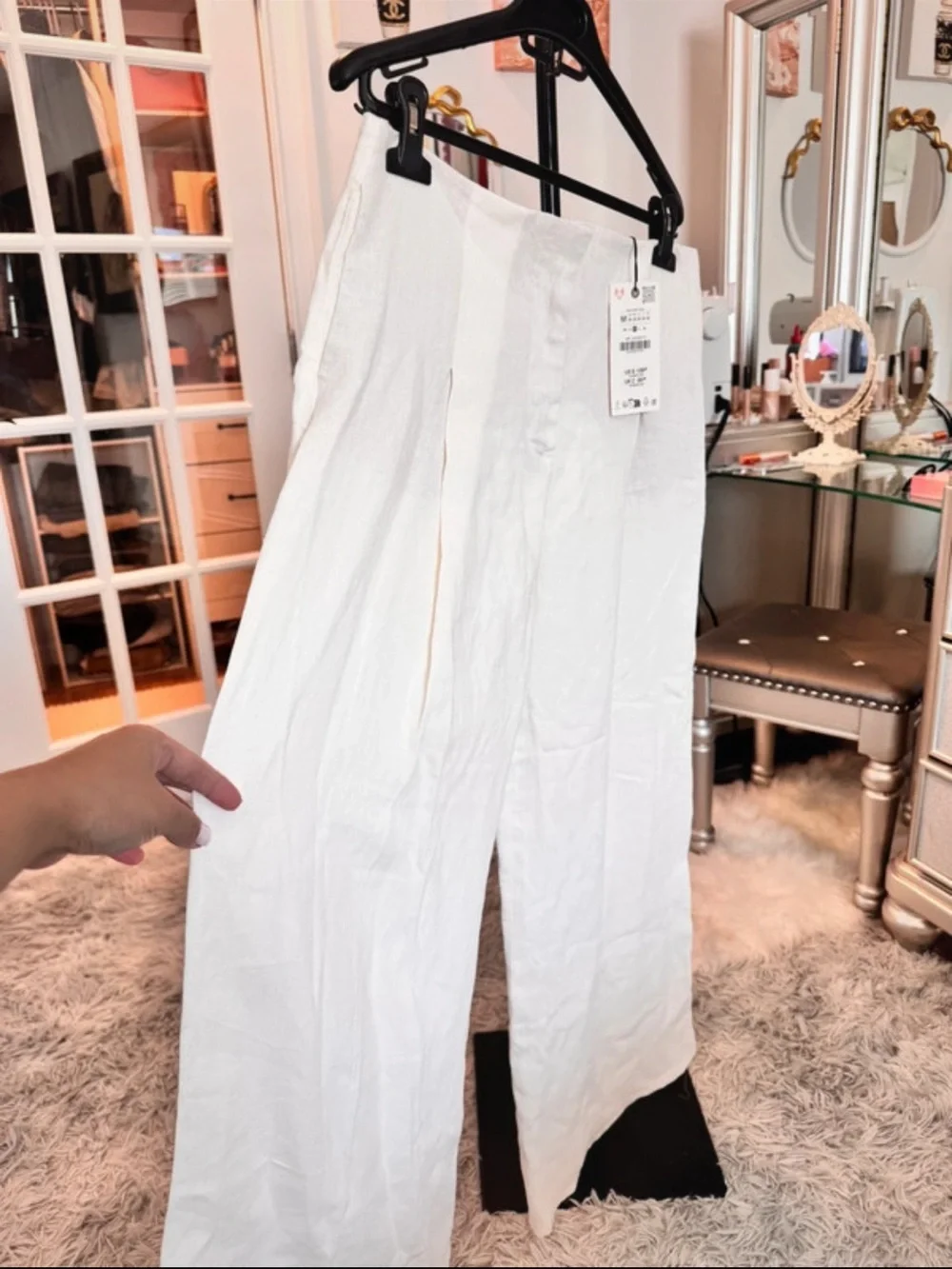 Zara Line Blend wide leg pants
